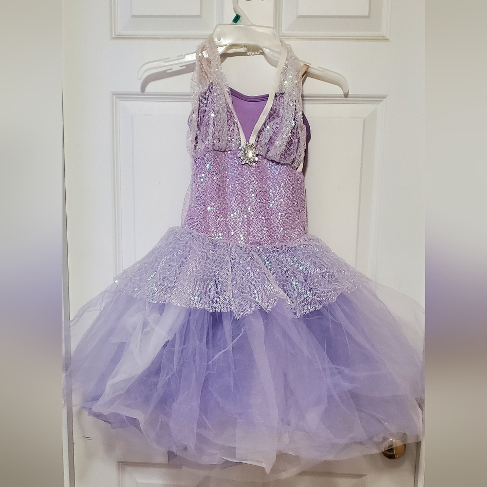 Purple Kids Costume Dress